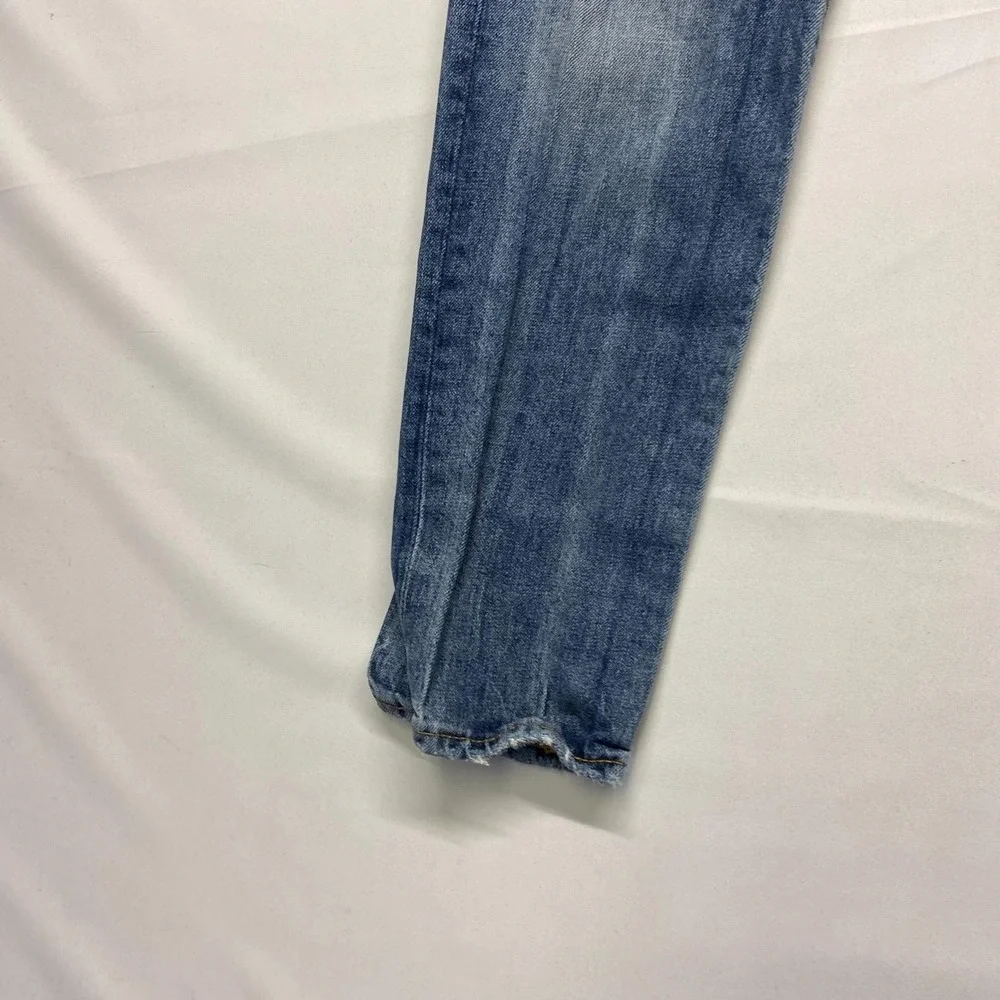 Levi's 511 Skinny Jeans Men W33 X L30 Blue Denim 5-Pocket Design Distressed